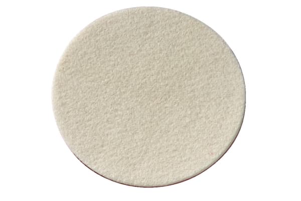 Metabo 624964000, Poleringsskive, Fleece, Velcro mappe, 13 cm, Hvit, 13 cm, 5 mm