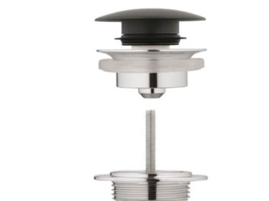 Grohe bundventil 1 1/4/ø64mm - u/overl velvet black