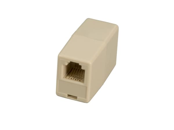 EFB Elektronik 37502.1, platt, beige, RJ-12, Hunstik, Hunstik