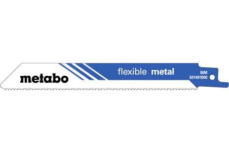 Metabo 631093000, Sabelsagblad, Metall, Bimetall, Blå, Hvit, 1,8 mm, 0,9 mm
