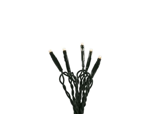 Konstsmide 6554-870, 100 lamp(or), LED, Bärnsten, inomhus, Grön, Plast, Polyvinylklorid (PVC)