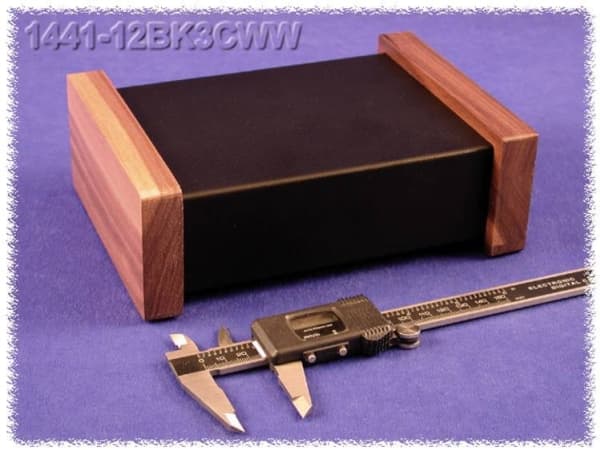 Hammond Electronics 1441-12BK3CWW Universalkabinet 178 x 127 x 51 Stål Sort 1 stk