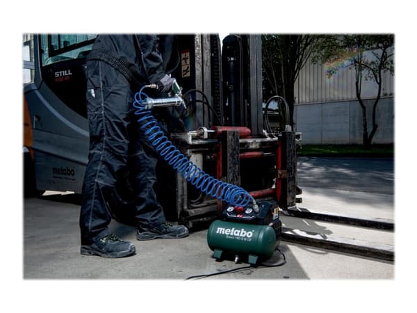 Metabo Basic 160-6 W OF - Tryckluftspump - 0.9 kW - oljefri - 160 l/min - 6 liter