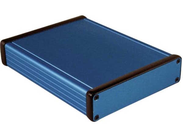 Hammond Electronics 1455P1601BU Universalkabinetti 160 x 125 x 30.5 Alumiini Blå 1 stk 1 stk