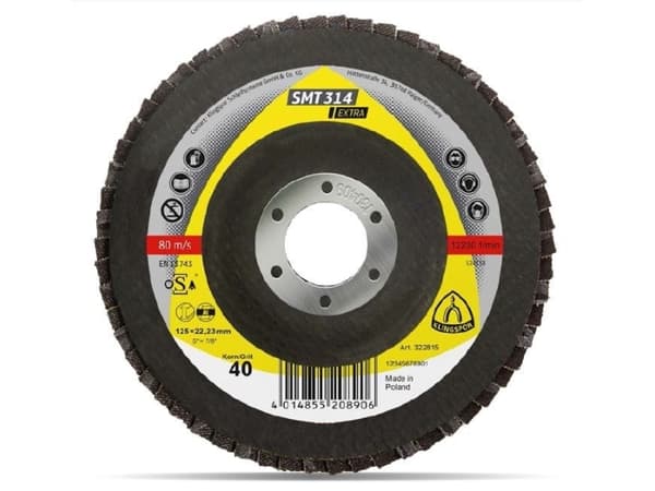Klingspor Klaffskive 115mm SMT314 EKSTRA korn 40 - 322809