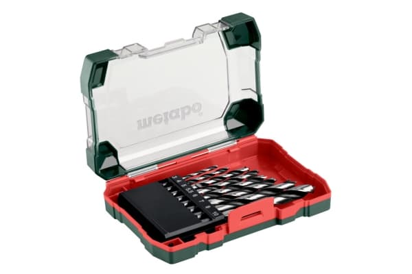 Metabo - Borsett - for kartong, kryssfinér, bløtt tre, løvtre - 8 deler - for Metabo BS 14.4 MOBILE WERKSTATT