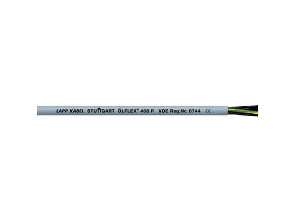 LAPP ÖLFLEX® 408 P Styreledning 4 G 1 mm² Sølvgrå (RAL 7001) 1308204/100 100 m