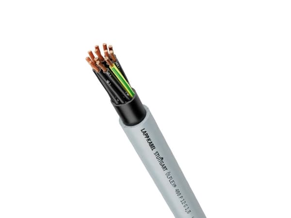 LAPP ÖLFLEX® 408 P Styreledning 4 G 1 mm² Sølvgrå (RAL 7001) 1308204/100 100 m