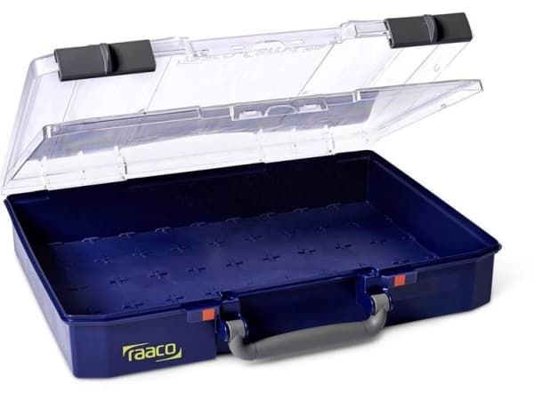raaco CarryLite 80 5x10-0/DL, Blå, Polykarbonat (PC), Polypropylen (PP), 413 mm, 330 mm, 82 mm, 1,32 kg