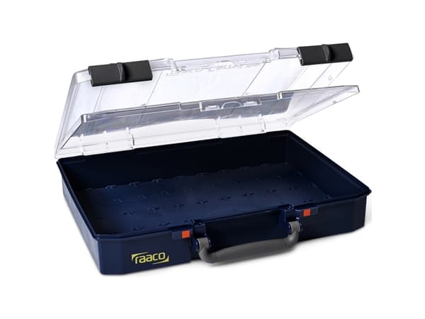 raaco CarryLite 80 5x10-0/DL, Blå, Polykarbonat (PC), Polypropylen (PP), 413 mm, 330 mm, 82 mm, 1,32 kg