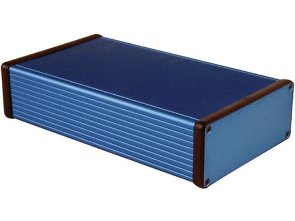 Hammond Electronics 1455Q2201BU Universalkabinetti 220 x 125 x 51,5 Alumiini Blå 1 stk 1 stk