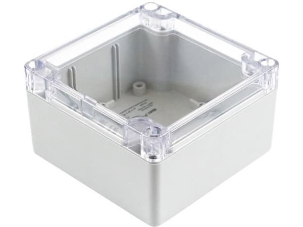 Hammond Electronics 1554 PC CL 1554L2GYCL Universalkabinet Polykarbonat Grå 1 stk