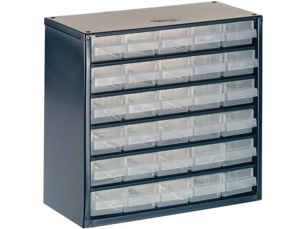 raaco 630-00, Verktøykiste, Polypropylen, Blå, 306 mm, 150 mm, 283 mm