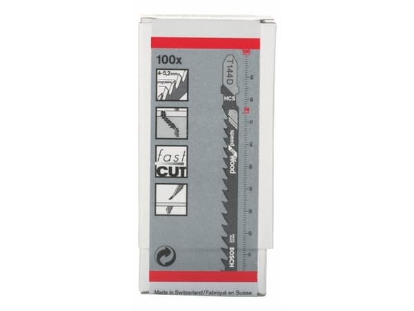 Bosch STIKSAVKLINGE T 144 D TRÆ 100 STK