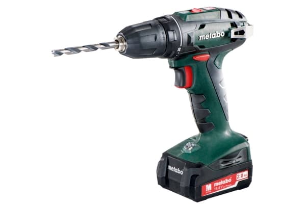 Metabo BS 14.4 602206530 Batteri boremaskine 14.4 V 2 Ah Litium inkl. ekstra batteri, Kuffert