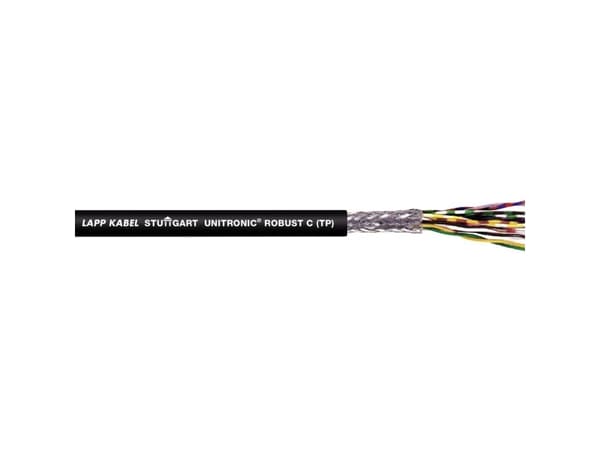 LAPP 1032110/100 Busledning UNITRONIC® ROBUST C (TP) 4 x 2 x 0.25 mm² Sort 100 m