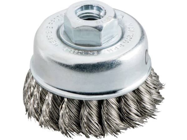 Metabo 623804000, Koppstålborste, Varje varumärke, 6,5 cm, Silver, M10, 0,5 mm