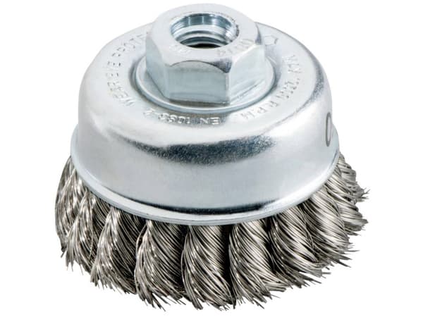 Metabo 623804000, Koppstålborste, Varje varumärke, 6,5 cm, Silver, M10, 0,5 mm