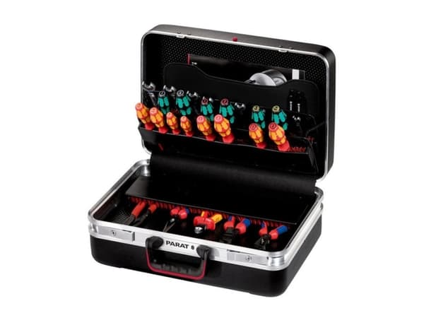 PARAT CLASSIC PLUS CP-7 - Hårt fodral för verktyg - aluminium, conpearl, X-ABS plastic - svart