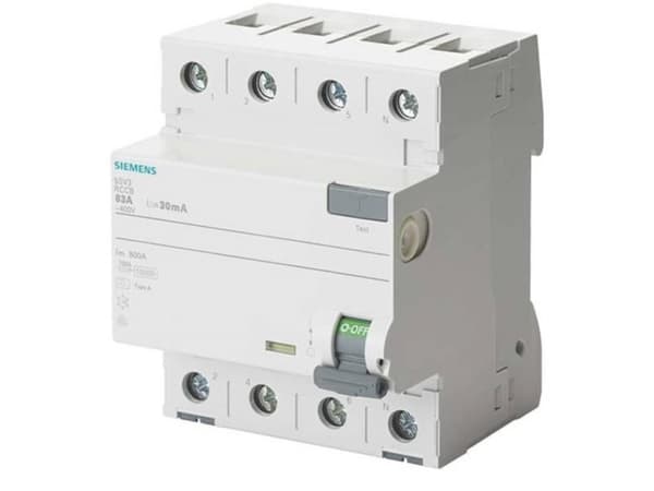 Siemens 5SV33526 RCD-turvakytkin A 25 A 0,03 A 500 V 0,03 A 500 V