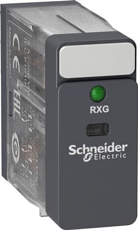 Schneider Electric RXG23BD, Sort, 24 V, IP40 CSA C22.2 No 14 UL 508 IEC 61810-1 EAC, 1250 VA, 5 A, 20 g
