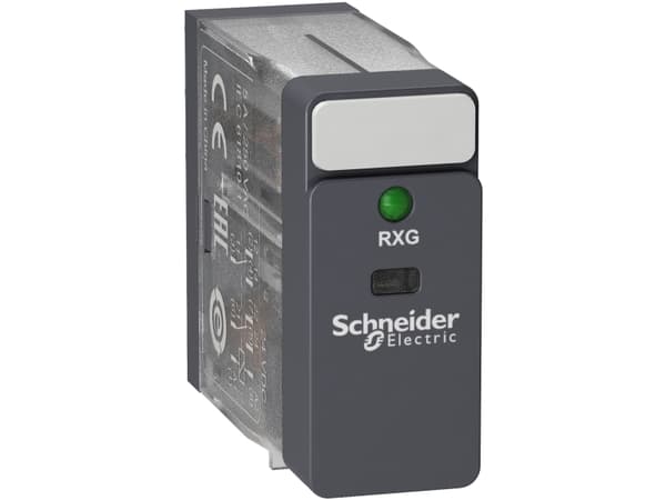 Schneider Electric RXG23BD, Sort, 24 V, IP40 CSA C22.2 No 14 UL 508 IEC 61810-1 EAC, 1250 VA, 5 A, 20 g