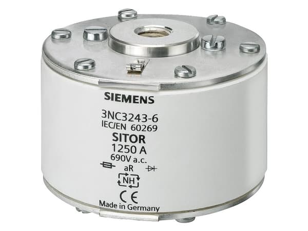 Siemens 3NC32436B Sikringsindsats Sikringsstørrelse = 2 1250 A 690 V 3 stk