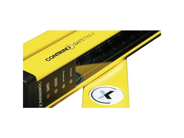 Contrinex Beskyttelsesfelthøjde 795 mm skydd Safety Light Curtain Hand 24 V/DC Antal stråler: 49