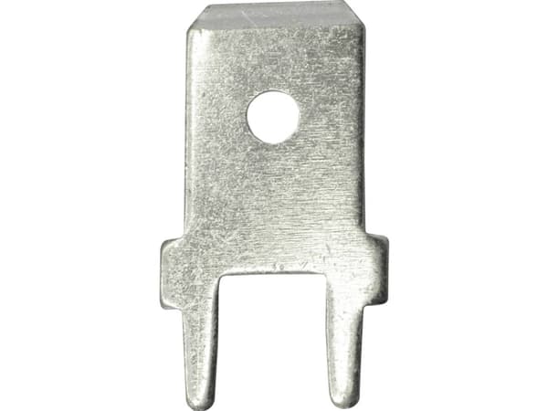 Vogt Verbindungstechnik 3866l.68 Införandetunga Bredd: 6,3 mm 180° Oisolerad metall 100 st
