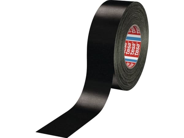 Tesa - Stoftape - 50 mm x 50 m - sort
