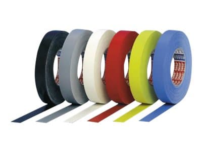 Tesa - Stoftape - 50 mm x 50 m - sort