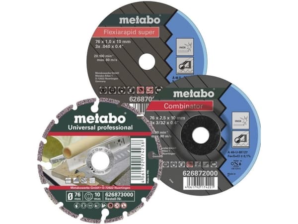 Metabo 626879000 Skärskiva rak 3 delar 76 mm 3 st