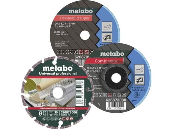 Metabo 626879000 Skärskiva rak 3 delar 76 mm 3 st