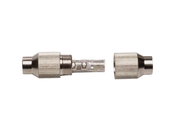 Koaxialkabelkontakt i metall Kabeldiameter: 7 mm