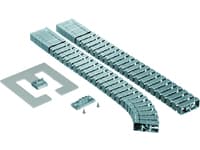 Bachmann KABELSCHLANGE FLEX II sett - Kabelfleksibelt rør - 75 cm - sort