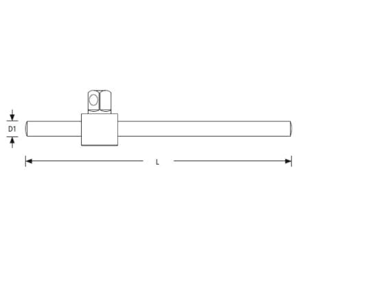Stanley 1/4 "skjutbar ratt 108mm (STMT86010-8B)