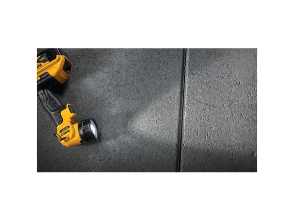 DeWALT DCL040, LED, 1 lamppu(a), 453,592 g, Musta, Keltainen, Vapaasti seisova työvalo