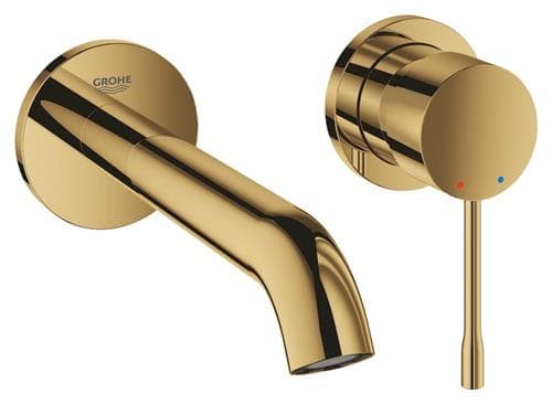 Grohe Essence 2-reikäinen pesuallashana M-koko - kiillotettu messinki
