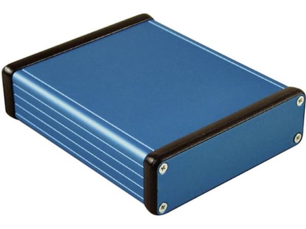 Hammond Electronics 1455L1201BU Universalkabinetti 120 x 103 x 30,5 Alumiini Blå 1 stk 1 stk
