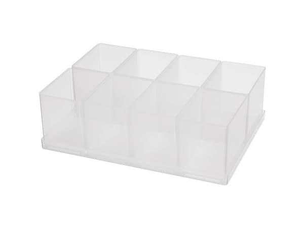raaco Insert 80 8xBA8-1, Bricka, Assorter 80, Boxxser 80, CarryLite 80, 1 styck, Transparent, 220 mm, 160 mm