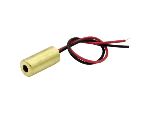 Laserfuchs Lasermodul Punkt Rød 1 mW LFD650-1-12 (9x20)