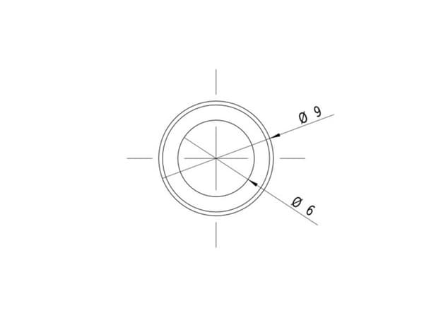 Laserfuchs Lasermodul Punkt Rød 1 mW LFD650-1-12 (9x20)