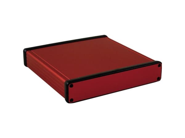 Hammond Electronics 1455R1601RD Profiili-kaappi 160 x 165 x 30.5 Alumiini Rød 1 stk 1 stk