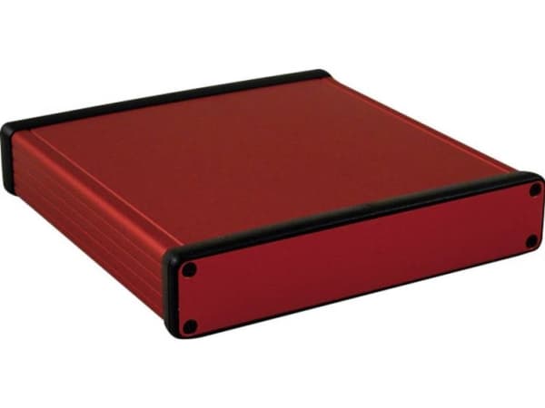 Hammond Electronics 1455R1601RD Profiili-kaappi 160 x 165 x 30.5 Alumiini Rød 1 stk 1 stk
