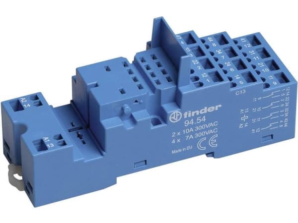 Finder 94.54 Reläkontakt Lämplig för serie: Weg Serie CWC , Finder serie 99 Finder 55.32, Finder 55.34, Finder 99.80 1 st