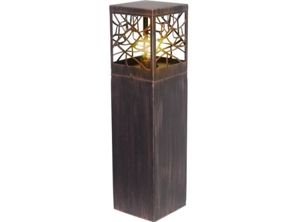 Brilliant 46394/55 Whitney Utomhus fristående glödlampa E27 60 W Rostbrun