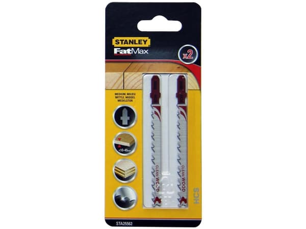 Stanley FATMAX sticksågsblad T 2st för trä STA25562