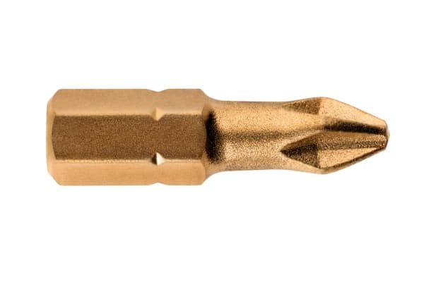 Metabo 628501000, 3 styck, PH 2, 25 mm, 25,4 / 4 mm (1 / 4"), Hexagonal