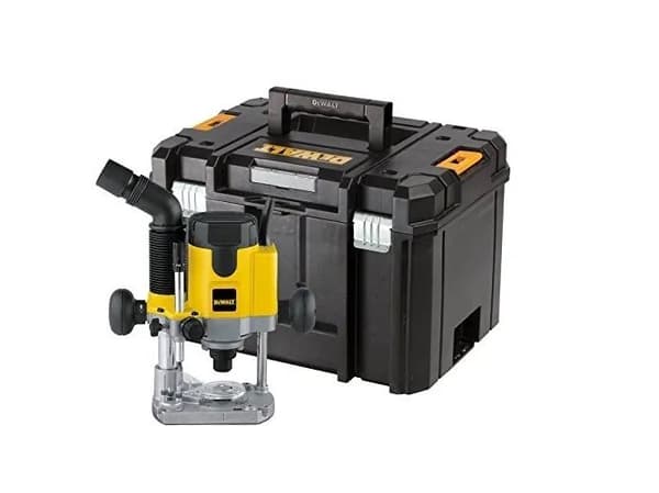 DeWALT DW621KT-QS - Fräs med djupfräsning - 1100 W - 6 mm, 8 mm spännpatron