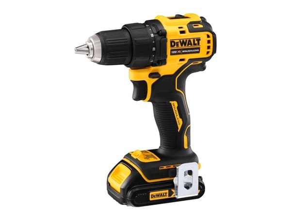 DeWALT DCD708S2T-QW, Borr med pistolgrepp, utan nyckel, 1650 RPM, 3 cm, 450 RPM, 65 nm